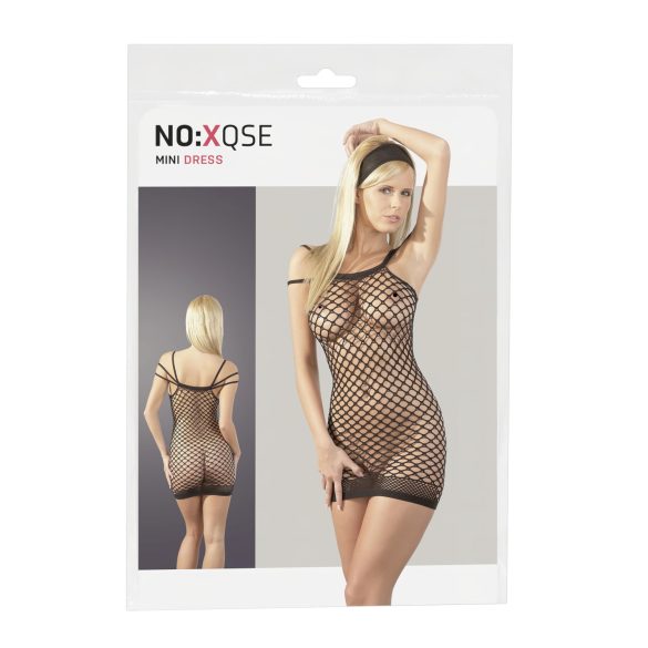 NO:XQSE - Crna seks mini haljina od mreže (S-L)