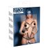 ZADO - kožni body sa lancima - crni (S-L)