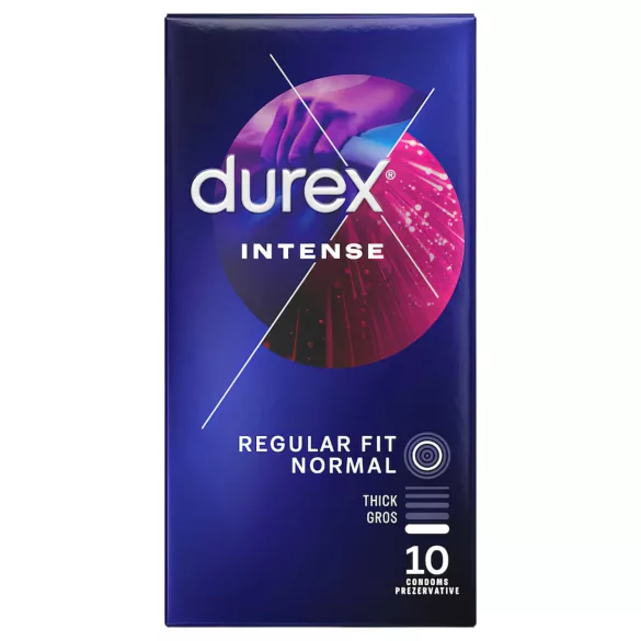 Durex Intense - rebrasti i sa tačkicama kondomi (10 komada)