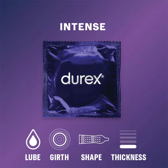 Durex Intense - rebrasti i sa tačkicama kondomi (10 komada)