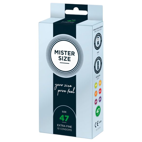 Mister Size tanki kondom - 47mm (10 komada)
