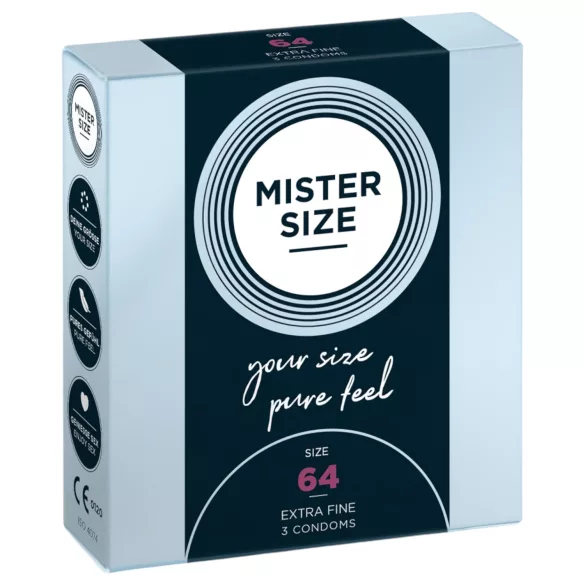 Mister Size tanak kondom - 64mm (3 komada)