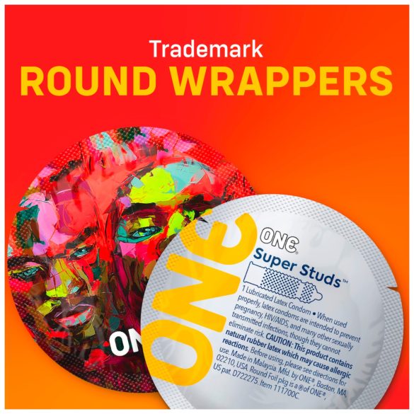 ONE Super Studs - рељефни кондоми (12 ком)