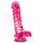 B Yours – dildo sa testisima – 20 cm (roze)