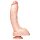 Realistixxx Džin - ekstra veliki dildo (natur boja)