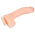 Realistixxx Džin - ekstra veliki dildo (natur boja)