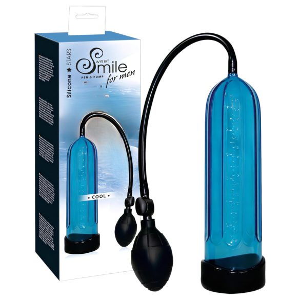SMILE Cool - pumpa za penis (plava)