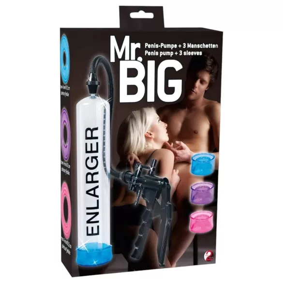You2Toys - Gospodin Veliki - set pumpi za penis (prozirno)