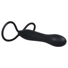 You2Toys - Specijalni analni dildo i penis prsten - crna