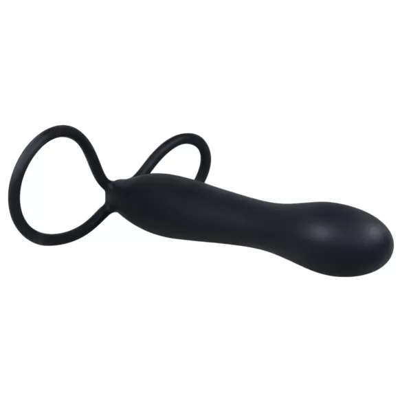 You2Toys - Specijalni analni dildo i penis prsten - crna
