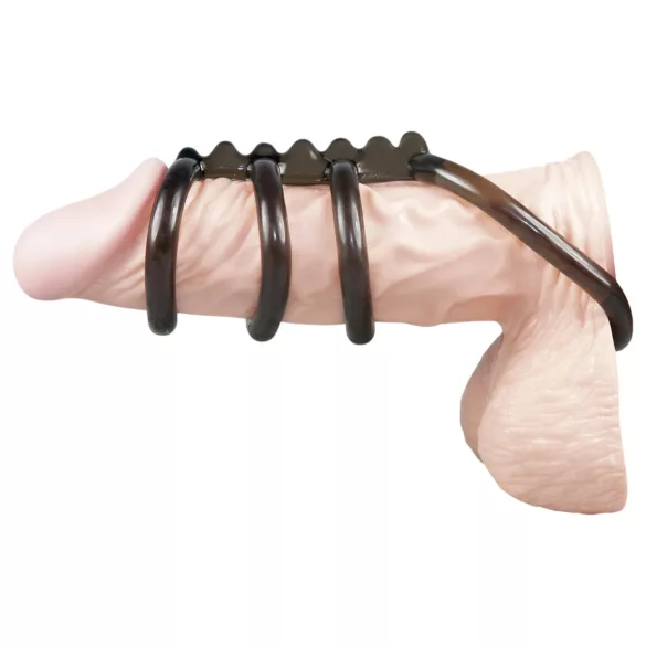Bad Kitty - bodljikavi četvorostruki prsten za penis