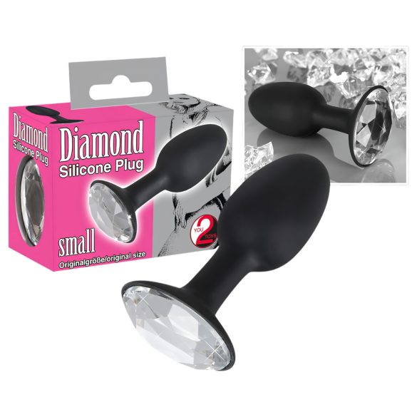 You2Toys - Diamond - silikonski analni čep (mali)