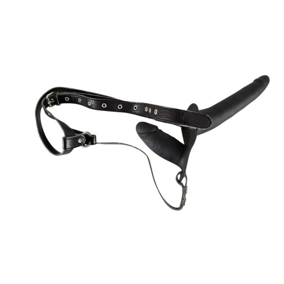 You2Toys - Set silikonskih dildoa za pojas (crni)