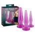 You2Toys - Set analnih trenažnih čepova - 3 komada (ljubičasta)