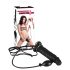 You2Toys - Napumpajuće Strapon - šuplji, silikonski dildo (crni)