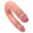 King Cock dupli dildo (srednji) - prirodan