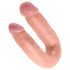 King Cock dupli dildo (srednji) - prirodan