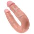 King Cock dupli dildo (srednji) - prirodan