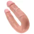 King Cock dupla dildo (srednji) - prirodna boja