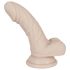 You2Toys - Silikonski dildo sa vakumskom bazom - mali (natur)