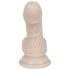 You2Toys - Silikonski dildo sa vakumskom bazom - mali (natur)