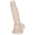 You2Toys - Silikonski dildo sa vakuumskom čašicom - srednji (natur)