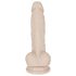 You2Toys - Silikonski dildo sa vakuumskom čašicom - srednji (natur)