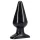 Doc Johnson crni analni plug - klasičan, veliki (14,5cm)