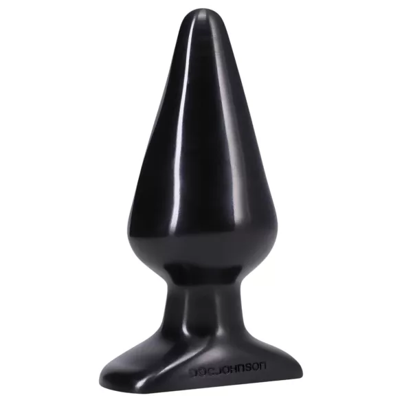 Doc Johnson crni analni plug - klasičan, veliki (14,5cm)