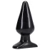 Doc Johnson crni analni plug - klasičan, veliki (14,5cm)