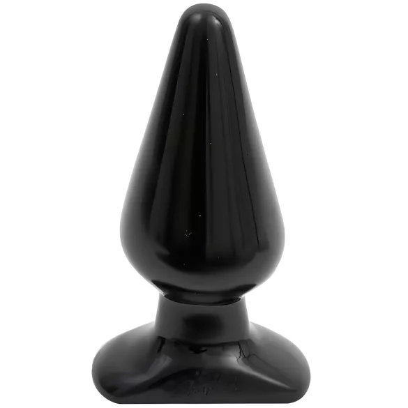 Doc Johnson crni analni plug - klasičan, veliki (14,5cm)