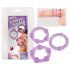 You2Toys - Budi snažan! Set prstenova za penis - ljubičasti (3 kom)