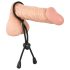 Bad Kitty - silikonski penis prsten (crni)