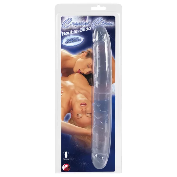 Kristalni dupli dildo (34cm)