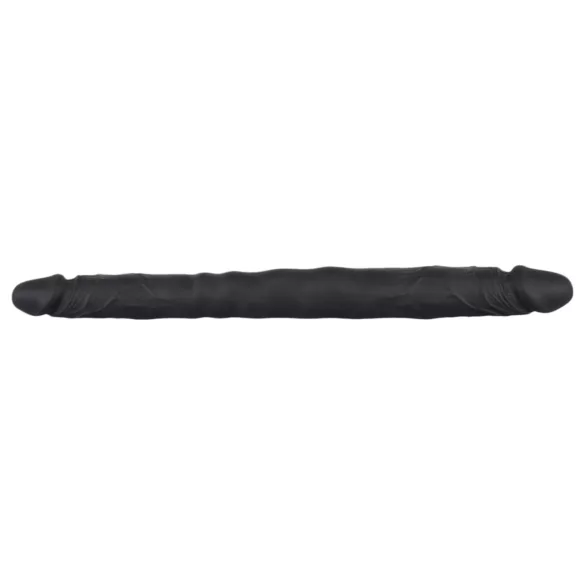 Bad Kitty - crni silikonski dupli dildo