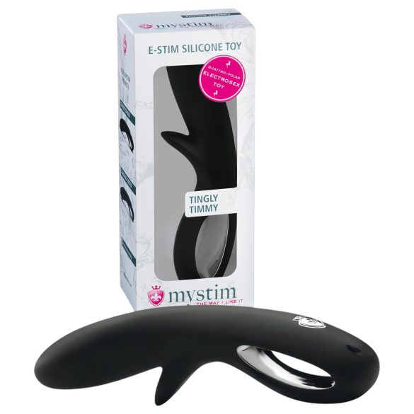 mystim Tingly Timmy - Silikonski elektro dildo