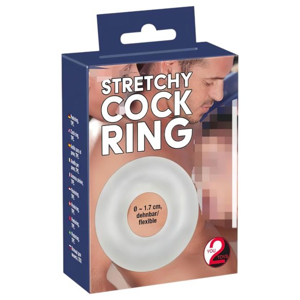 You2Toys - Silikonski prsten za penis (providan)