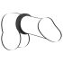 Crni Velvet - debelosteni prsten za penis (2,6 cm) - crni