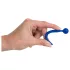 Dilatator Sperm Stopper – silikonski dilatator sa kuglicom (plavi)