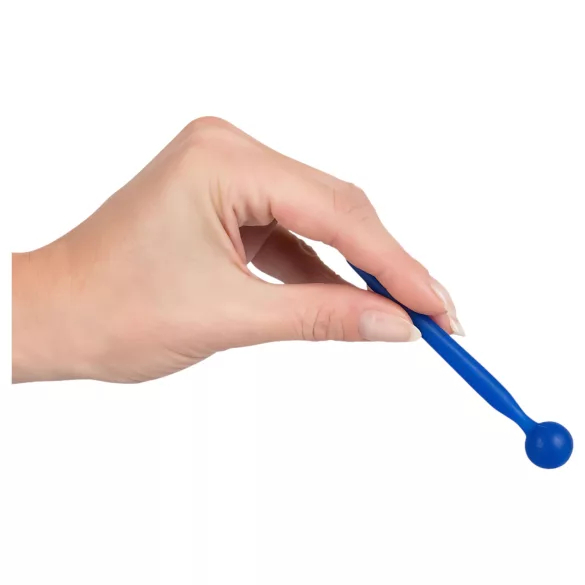 Dilatator Sperm Stopper – silikonski dilatator sa kuglicom (plavi)