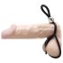 You2Toys - Trostruki, podesivi prsten za penis i testise (crni)