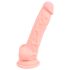 Medical - medicinska silikonska dildo (18cm) - prirodno