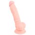 Medical - medicinska silikonska dildo (18cm) - prirodno