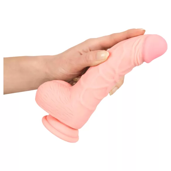 Medicinski silikonski dildo (20cm) - prirodan