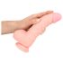Medicinski silikonski dildo (20cm) - prirodan