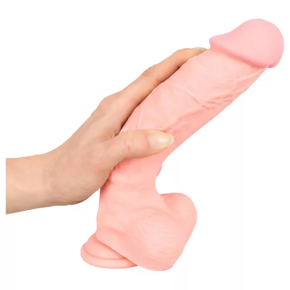 Medicinski silikon dilda (24cm) - prirodna boja