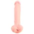 Medicinski silikon dilda (24cm) - prirodna boja