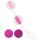 Gejša kuglice 2 - prilagodljivi set (roze-belo)