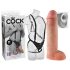 King Cock Strap-on 11 - šuplji dildó sa pojasom (28cm)