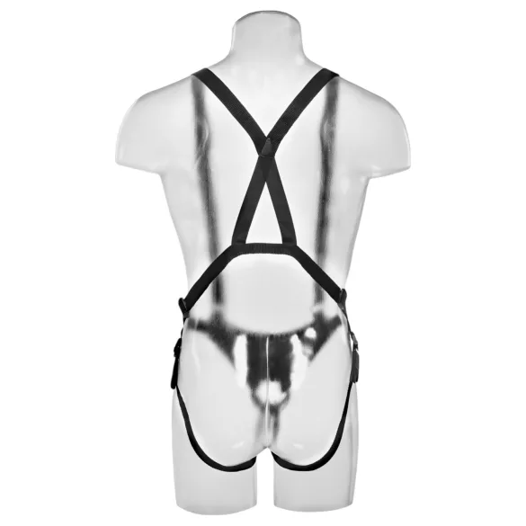 King Cock Strap-on 11 - šuplji dildó sa pojasom (28cm)